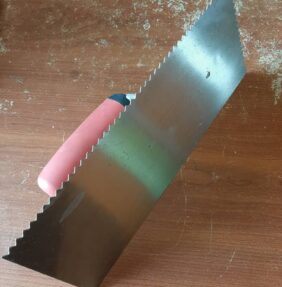 Notched Trowel